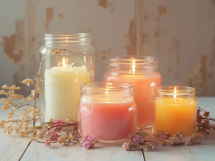 Creative Candle Making Ideas with Glass Jars: Unique Designs and Gift Inspirations