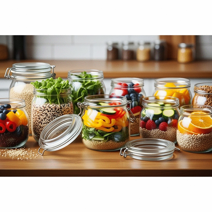 How to Use Glass Jars for Meal Prep and Reduce Food Waste